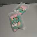 2 x Non-Slip Pilates Socks for Women with Grips  Barre, Yoga, Workout, Studio Grip Socks  Toeless, Breathable, Anti-Skid (One Size, Watermelon)