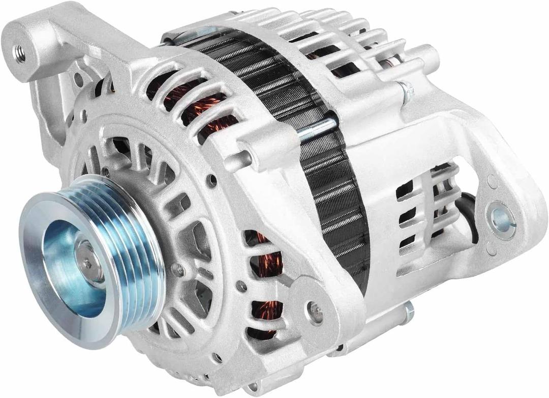 New Alternator for Nissan Frontier 3.3L 1999 2000 2001 2002, for Nissan Xterra 3.3L 2000 2001 2002 Replace 400-44104, AHI0045, 113427, LR180-756B, ALT-3096