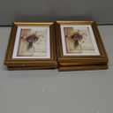 MEBRUDY 5x7 Picture Frames (Gold, 6 Pack), Display Pictures 5x7 with Mat or 6x8 Without Mat, Photo Frames for Wall Mount or Table Top