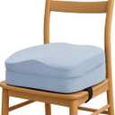 Babelio 2-in-1 Ergo-Designed Booster Seat for Kitchen Chair, Promote Proper Upright Posture, Toddler Booster Seat for Dining Table, Removable & Washable Cover, Suitable for 18 Months to 5 Years, Blue