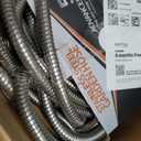 Garden Hose 50 ft, Stainless Steel Water Hose with 10 Function Nozzle Flexible, Heavy Duty, Lightweight, No-Kink, Pet Proof, Puncture Proof Hose Metal for Yard, Outdoor