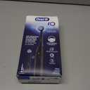 Oral-B Rechargeable Electric Toothbrush, iO2 Starter Kit, 3 Cleaning Modes, Automatic Pressure Sensor to Protect Gums, 2 Brush Heads, Night Black