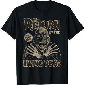 T-Vintage Return Of The Living Dead Move Horror fans T-Shirt (Small, Black)