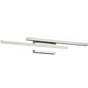 PRESDE 24 Inch LED Bathroom Vanity Light Bar, Modern Brushed Nickel Wall Lighting Fixture Over Mirror