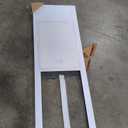 Ideal Pet Products Aluminum Pet Patio Door, Adjustable Height 77-5/8" to 80-3/8", 10-1/2" x 15" Flap Size, White