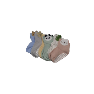 Baby Non Slip Ankle Socks with Grippers for 0 Months-7 Years Old Walking Socks