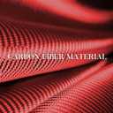 Carbon Fiber Steering Wheel Cover, Snap on Car Steering Wheel Cover Set Accessories 3pcs Wrap Grip Non Slip Protector Universal Matte Red