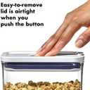 OXO Good Grips POP Container Airtight 1.7 Qt for Coffee and More Food Storage, Rectangle, Clear