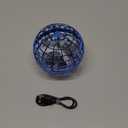 Flying Orb Ball 2025 Upgraded Hand Controlled Flying Spinner Ball with RGB Led Lights Boomerang Spinner 360Rotating Soaring UFO Mini Orb Drone Toy Safe for Kids Adults (Blue)