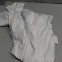 siliteelon Women's Button Down Shirts Long Sleeve Dress Shirts Wrinkle Free Collared Work Office Solid Blouses Corset Tops (Medium, Aa White)