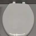 Little2Big Toilet Seat with Built-In Toddler Potty Training Seat, Slow Close, Easy to Install, Made in USA, ELONGATED, White
