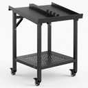 Heavy Duty Dumbbell Rack Stand with Kettlebell Storage Tray Shelf 2-3 Tier