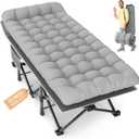 Slendor XXL Camping Cot with Mattress, Pillow & Carry Bag, 32" Extra Wide