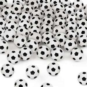 Deekin 200 Pieces Baseball Bouncy Balls Bulk 0.98'' Mini Rubber Bouncing Balls Sports Party Favors for Kids Fillers (Soccer)