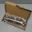 2Pcs M10 304 Stainless Steel Hook & Turnbuckle Hook, 900lbs Capacity Heavy Duty Black Turnbuckles for Wire Rope Tension, Sun Shade Tent Hardware, Shade Sail Installation.