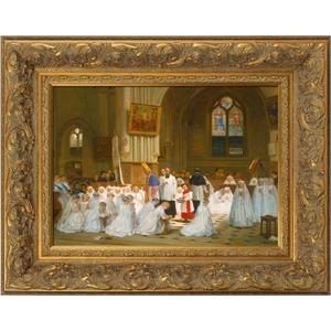 Retro Ornate Frame for 24x30 Canvas Prints, DIY 3.7" Wooden Art Frame for Italian Renaissance Paintings, Gallery Wall Art for Home Office Museum Library Book Shop Decor, No Glass & Back (Gold), 24x30", No Glass&backboard