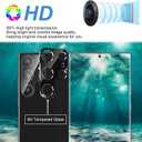 [2+2 Pack] Galaxy S22 Ultra Privacy Screen Protector, 9H Tempered Glass, Ultrasonic Fingerprint Support, 3D Curved, HD Clear Anti-Spy Film for Samsung S22 Ultra 5G Glass Screen Protector