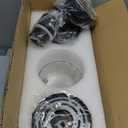 Black Pendant Lights Kitchen Island - Seeded Glass Pendant Light Fixture Multiple Stems Rods (3 Pack with Rod Seeded Glass)