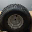 20x8.00-8" Lawn Mower Rear Tires w/Rim for Riding Lawnmowers & Tractors L100 L110 L111, 3.5" Offset Hub, 3/4" Borehole, 3/16" Keyway, (Not for OVAL shaft), 4Ply Tubeless, 965lbs Capacity (2 pack)