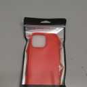 DOMAVER Case for iPhone 16 Pro Max 6.9'' Smooth Liquid Silicone Soft Gel Rubber Microfiber Lining Cushion Cover Shockproof Protective Phone Cases Compatible with iPhone 16 Pro Max - Red