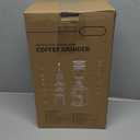 SHARDOR Conical Burr Espresso Coffee Grinder Electric with Precision Timer 2.0, Touchscreen Adjustable Burr Mill with 51 Precise Settings for Home Use, Anti-static, Stainless Steel