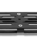 NILKATSS Dash Platform Mount with 2 PCS 4-Holes AMPS Pattern-Mounted Base and Dual 4-Holes Mounting Plates for Jeep Wrangler JL 2018-2023 (NOT 4xe) & 2020-2023 JT Gladiator -All Metal & Customized