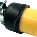 BRUFER 320203 Heavy Duty Female Electrical Plug 3-Prong 125V 15A - 3 Wire Replacement Female Electrical Plug - Bulk Pack of 10 pieces