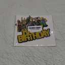 Video Game Cake Topper Decorations - Vibrant Glitter Cardboard Gamer Cake Topper, Eye-Catching Design, Firm Installation & Easy Adjusting, Sturdy Plastic Stick - Birthday Decorations for Boys & Girls