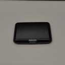 ELFISH RFID Blocking Credit Card Protector Aluminum ID Case Hard Shell Business Card Holders Metal Wallet for Men or Women (Black)