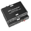 HDMI Audio Extractor - Optical to HDMI ARC, Digital to Analog Converter, SPDIF Optical, RCA L/R, 3.5mm Jack Stereo Audio Out for TV and Sonos Soundbar