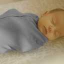 SwaddleMe by Ingenuity Compression Baby Swaddle Pod, Two-Way Zipper for Easy Diaper Changes, Improves Sleep & Calms Startle Reflex, 0-2 Months, 1.0 TOG, 1-Pack - Scribble Elephant