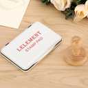 2 x Ink Pads for Stamps | Black Ink Stamp Pad | Rubber Stamps Ink Pad - Premium Quality Felt Pad for Stamps | Stamp Pads | Medium Size