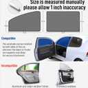 2 x ZATOOTO Car Window Shades, Magnetic Car Window Cover Baby Window Shades Sun Blocker with Excellent Ventilation and Cooling Effect Fits Most Vehicles for Travel, Camping, and Pets (4Pcs set)