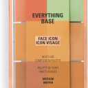 Revolution Everything Base Face Icon Complexion Palette, Multi-Use Cream Contour, Concealer, Corrector, Highlighter & Blush Kit, Vegan & Cruelty-Free, Medium