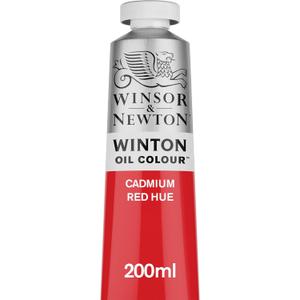Winsor & Newton Winton Oil Color, 200ml (6.75-oz) Tube, Cadmium Red Hue