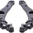 NewYall Front Lower Left and Right Suspension Control Arms with Ball Joint Assembly for Hyundai Sonata 2.0L/2.4L 2011-2014, Azera 3.3L 2012-2014, Kia Cadenza 3.3L 2014-2016, Optima 2.0L/2.4L 2011-2015
