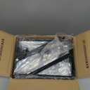 20 Pack L12 x H 8" Black Heavy Duty Shelf Brackets with Screws Metal Shelf Brackets Shelf Support Angle Brackets for Shelves L Brackets Heavy Duty Floating Shelf