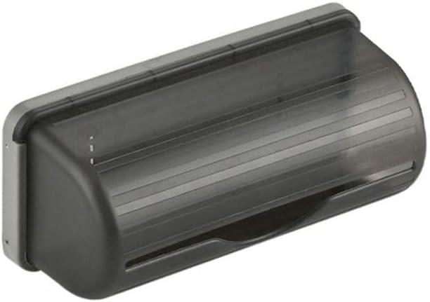 Plastic Trash Bags Storage Box, 18x8x7.2cm Garbage Bag Roll Dispenser, Wall Mounted Self-adhesive Grocery Bag Holder for Kitchen Bathroom