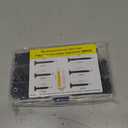 #6 Wood & Drywall Screw Kit 300 Pcs, Phillips Self Tapping Flat Head, Black