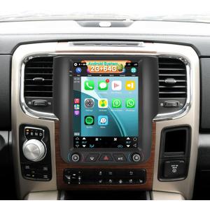 [2+64GB] Car Radio for Dodge RAM 1500 2500 3500 2013-2018 (for Auto AC) with Carplay&Android Auto, 9.7 inches Android Touch Screen RAM Stereo, 1080P/ HiFi Audio/ Bluetooth/ FM RDS/ SWC