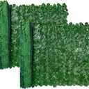 iCover 2 Set of 39 * 118in Artificial Ivy Privacy Fence Screen Cover, Highly Dense Leaves Wtih Strengthened Joint Prevent Leaves Falling Off (Green Maple Leaf)