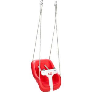 2-in-1 Snug 'n Secure Swing - Red with White Bar, Ages 9 Months to 4 Years