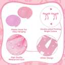Pasimy Pink Baby Shower Decorations a Sweet Little Girl Is on Her Way Banner Pink Bow Swirls Coquette Baby Shower Decor for Birthday Gender Reveal Photo Props Sign Party Supplies