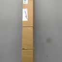 LazBlinds No Drill Roman Shades, Blackout, 32" W x 64" H, Natural
