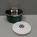 Gardner Pet Dog Bowls 3.85L Stainless Steel No Spill Dog Water Bowl, Slow Water Feeder Metal Bowls, Spill Proof Water Dispenser for Large Dogs, Promotes Healthy Hydration, Green