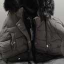 MOERDENG Women's Waterproof Long Winter Coat Thickened Down Alternative Jacket Warm Puffer Jacket Parka (X-Large, Darkgrey)