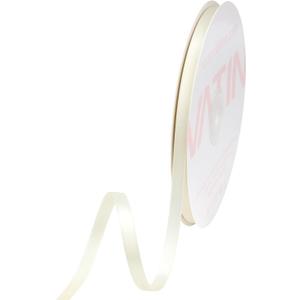 VATIN Double Face Antique White Satin Ribbon 1/4" Continuous 25 Yards,Antique White Polyester Fabric Ribbon use for Bows Bouquet, Gift Wrapping, Floral Arrangement Wedding Decoration