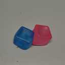 2pack Stress Cube Squishy Stress Balls for Adults Kids Fidget Toy for Your Best Mellow and Chill -Ice Cubes-Square Shape with Filling in Pink Blue (2pcs Cube )