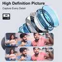 ELEFOCUS Mini Camera Wireless,2K Hidden Camera,Small Cameras Hidden Wireless,Nanny Cam Hidden Camera,Motion Detection Alerts,SD/Cloud Storage, Phone App Control & Real-Time Alerts (Black)