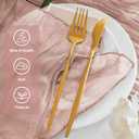 50 Pack Cheesecloth Napkins 20"x20" Dusty Pink Boho Gauze Cheese Cloth Napkins Bulk Rustic Dinner Table Decor for Wedding Bridal Baby Shower Party